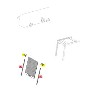 TRAVEGO - TOURİSMO YATAK YERİ PANJUR RAYI - 2'Lİ